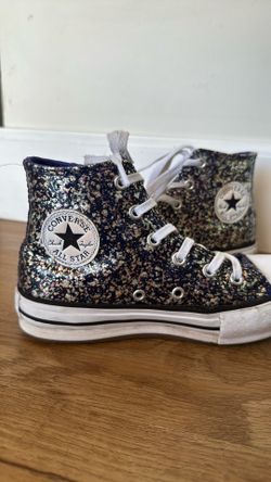 Girls Converse All Star High Tops Platform size 1