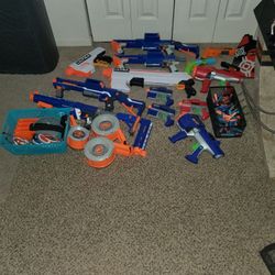 Nerf Guns And Accesories.