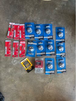 DOOR STOPS, DRILL BITS, #2 SCREW TIPS, and TAP