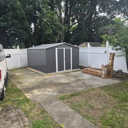 ๐ก Heavy-Duty Metal Storage Sheds | Backyard, Garden & Tools  ๐  Available Sizes & Prices: ๐ธ 8ร10 ft โ $350 ๐ธ 10ร10 ft โ $380 ๐ธ 10ร12 ft โ $440 ๐ธ