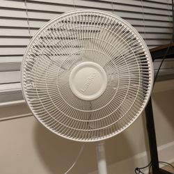 Lasko 18-inch Oscillating 3-Speed Elegance & Performance Pedestal Fan, 1820, White