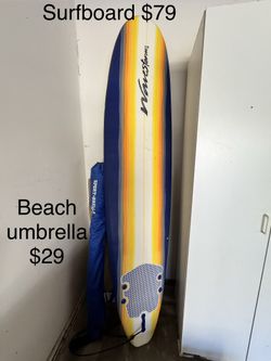 Surfboard / Beach Umbrella 