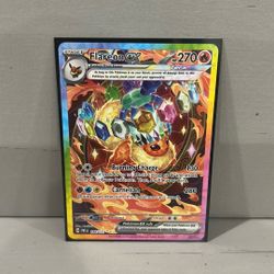 Pokémon Flareon EX SIR Prismatic Evolutions Card 146/131 Sir Illustration Rare