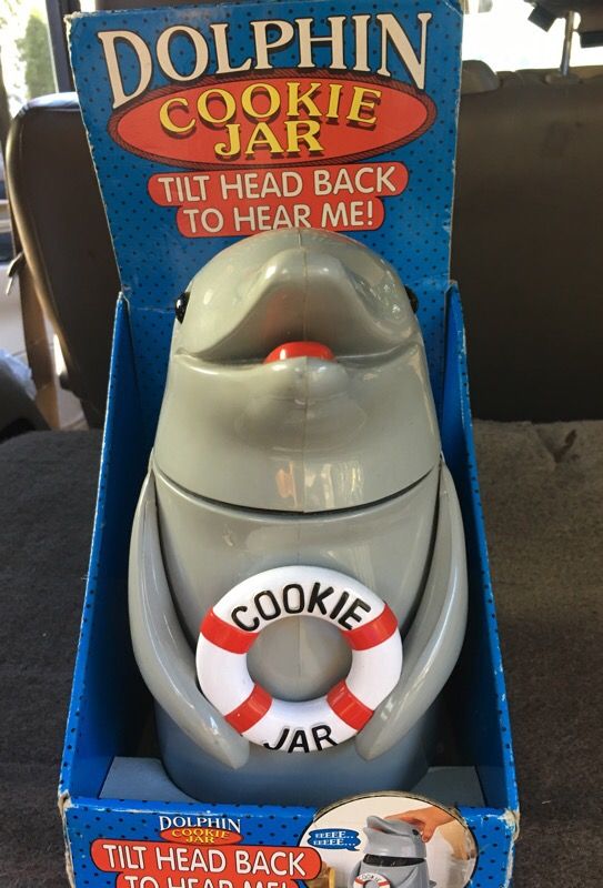 Dolphin Cookie Jar
