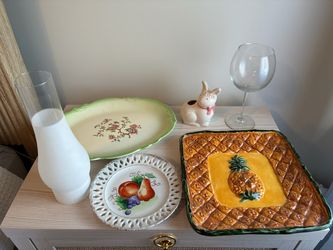 Free Lot of Plates/Glass Items