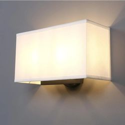 4222: New White Boho Wall Sconce Stairwell Fixture Light, 2-Light Indoor Hardwired Vanity Dual Vintage Industrial Bedside Sconce Wall Mount Lighting 