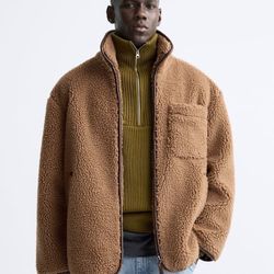 Zara Fleece Jacket Coat
