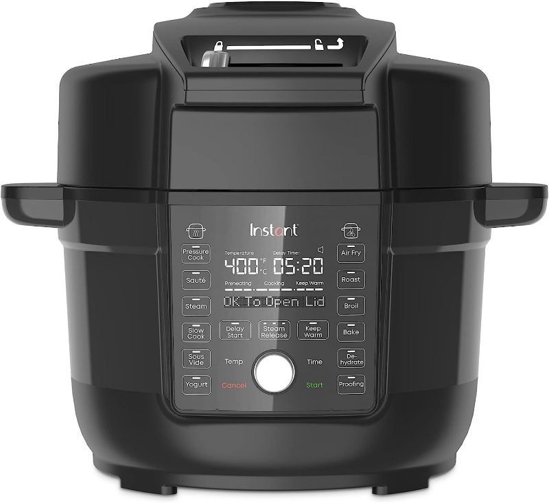 Instant Pot Duo Crisp Ultimate Lid, 13 In Air Fryer And Pressure