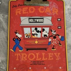 Mickey Mouse Wooden Clipboard Wood California Adventure Minnie Pluto
