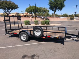 2016 Playcraft 7 x 14 ramp gate utility trailer