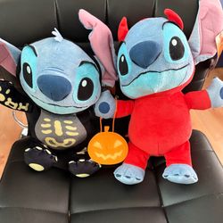 New Pair of Disney Stitch 🎃 Stuffed Animals $15 for Both