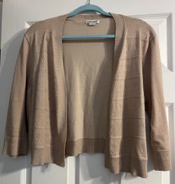 Sunday Pearl Open Front Knit Cardigan