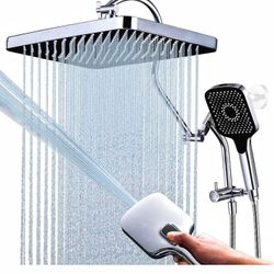 13-Inch Rainfall Shower Head with Multi-Function Handheld Sprayer Combo