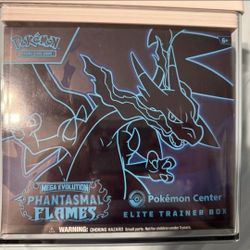 Phantasmal Flames Pokemon Center Exclusive ETB Elite Trainer Box