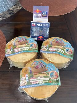 $25 for all, NeeDoh RedBull cube and Dumplings