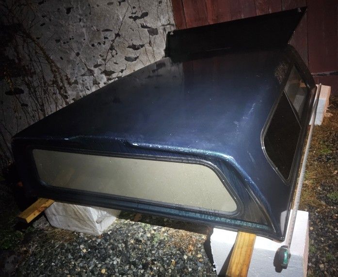 7" Truck Cap With Sliding Glass Side Windows & Full Glass Back Window-$100