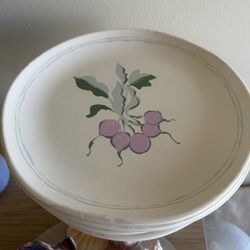 6 Easter Melamine Salad Plates 