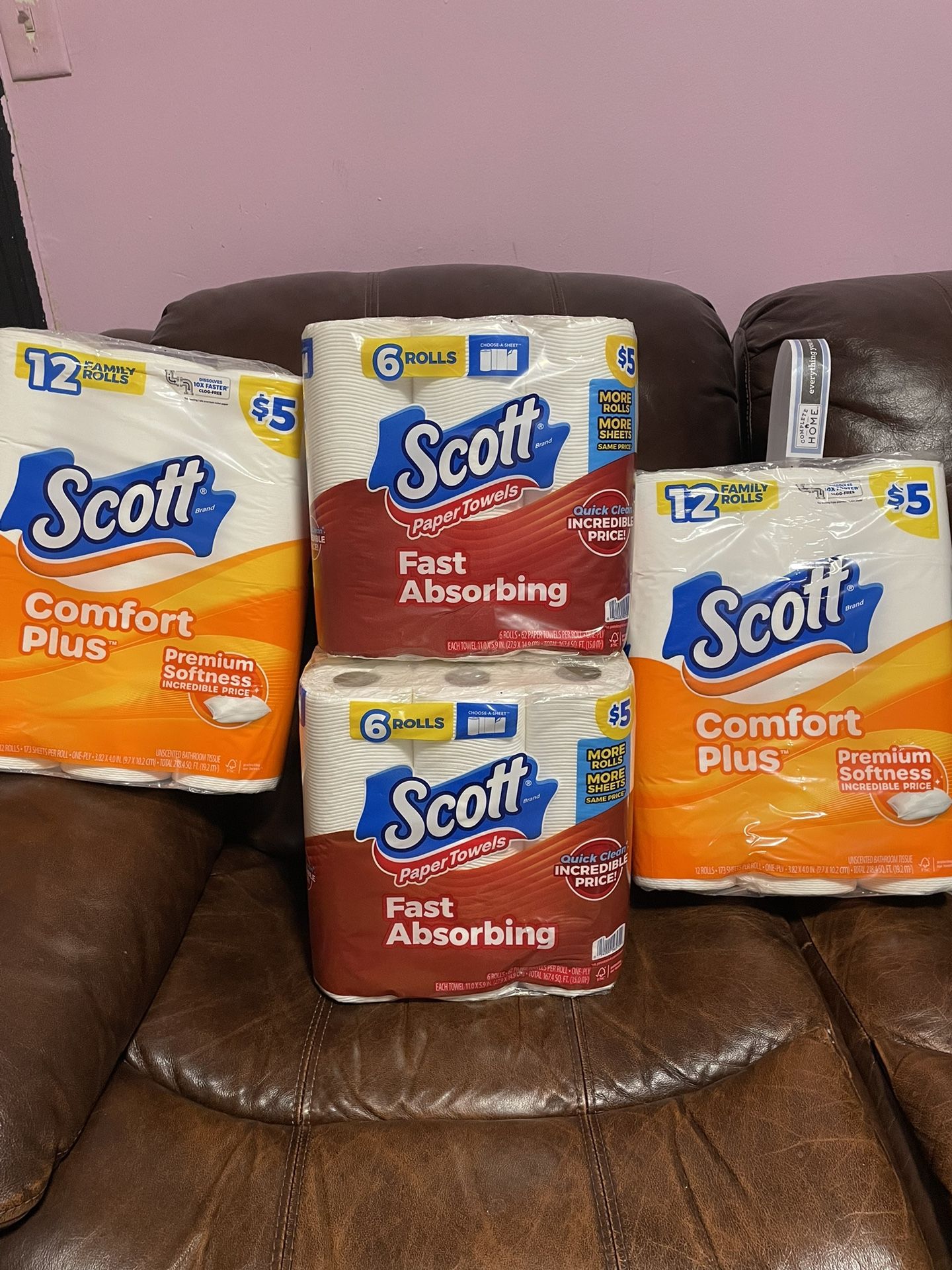 $4 Each Scott Toilet Paper / Paper Towel 