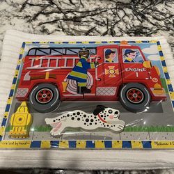 Toddler Firetruck Puzzle- Melissa and Doug brand new