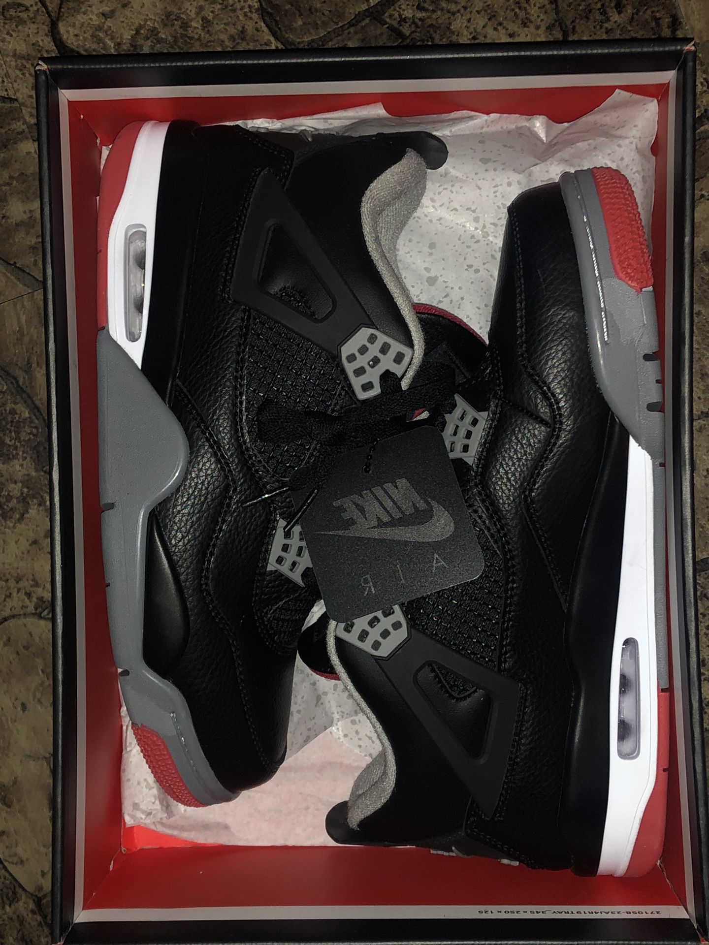 Jordan Bred 4s Size 10 and 11