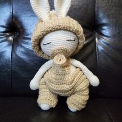 Baby Bunny Crochet Plushie