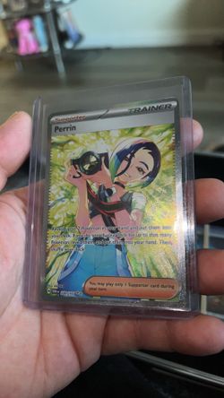 Pokemon TCG Perrin 220/167 SV06 Twilight Masquerade Hyper Rare Full Art Holo