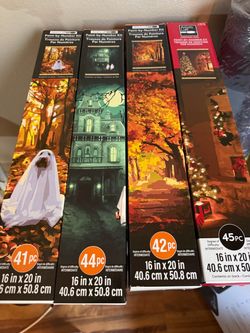 4 paint by numbers. New in box! Halloween, fall, Christmas. Artist’s Loft