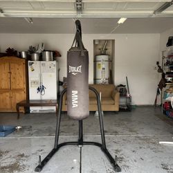 Punching Bag With Stand And Punching Gloves 