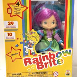 Rainbow Brite Stormy 40th Anniversary Doll TLS Toy New Sealed 2023