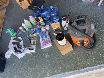 Miscellaneous Garage Supplies