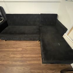 Reversible Chaise Sectional Couch w/ Storage