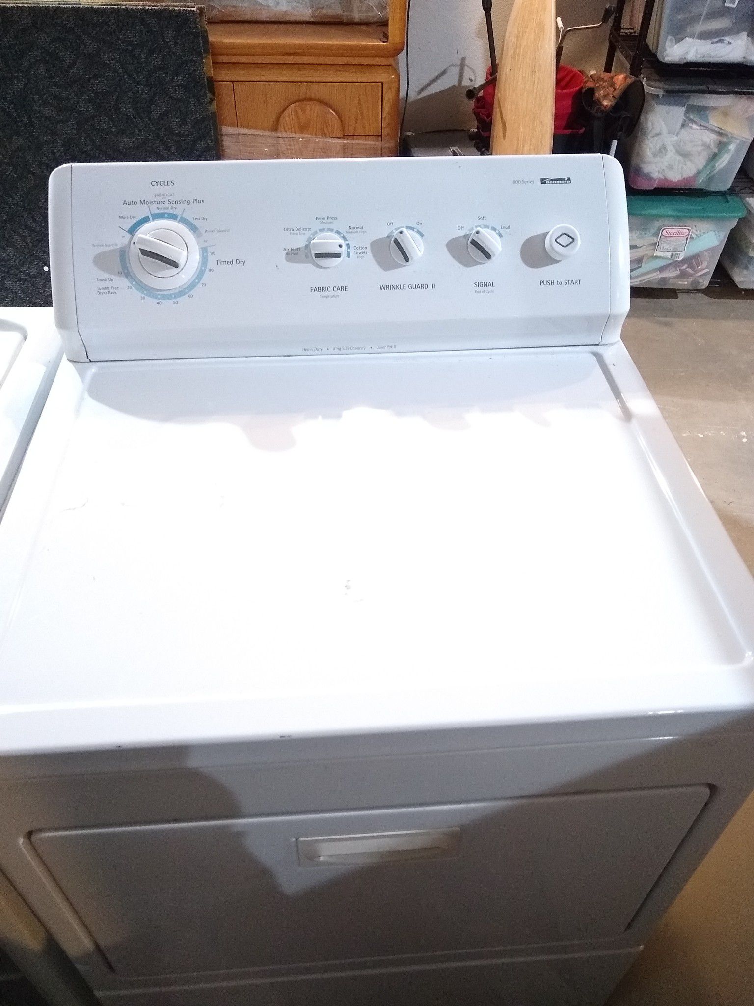 Washer and gas dryer