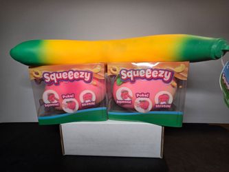 Squeeezy Banana and Peach