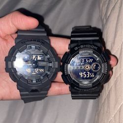 G-Shock Casio watches duo