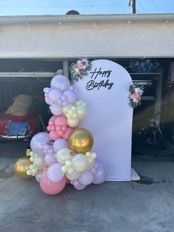 Balloon backdrop