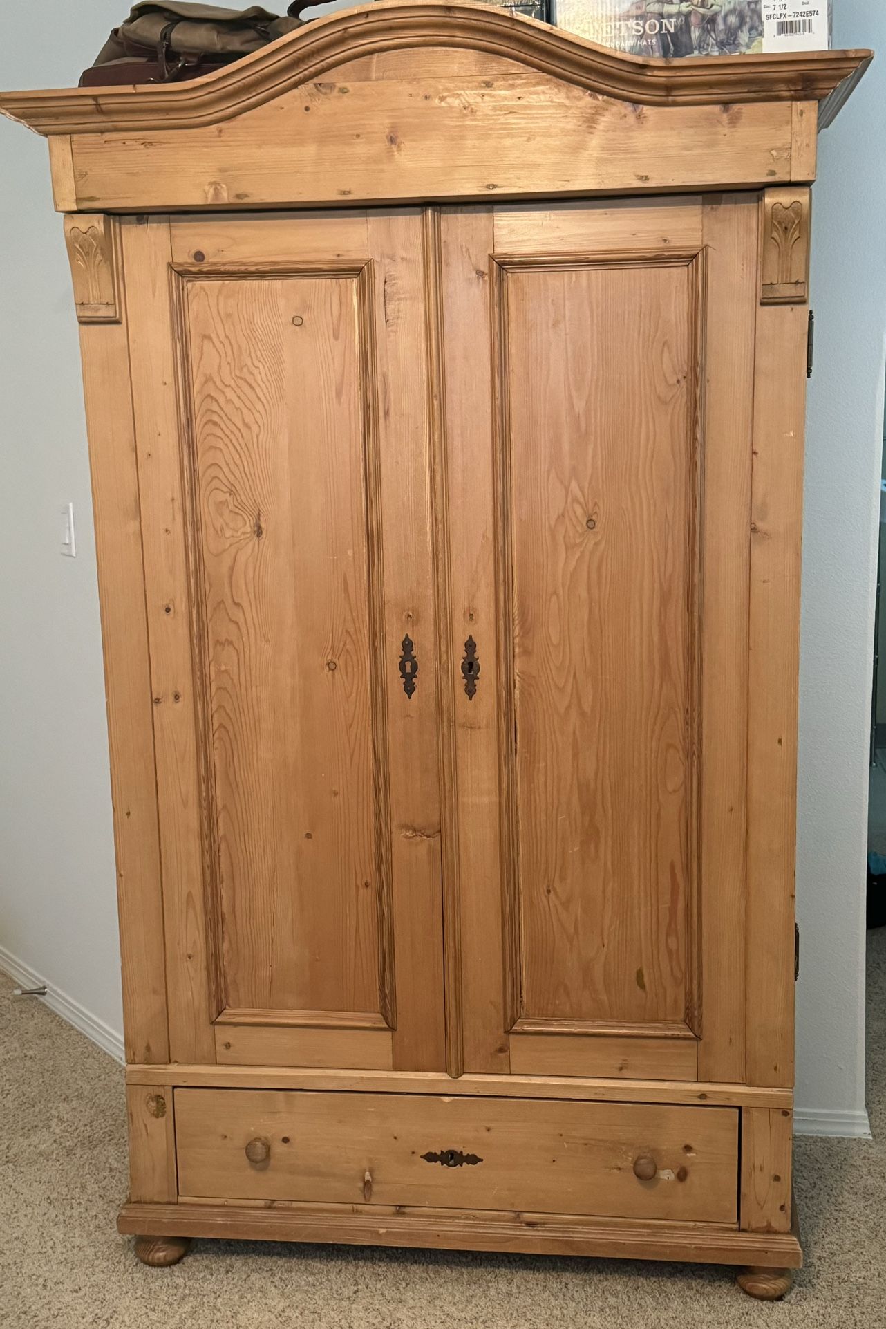 Antique Pine Armoire