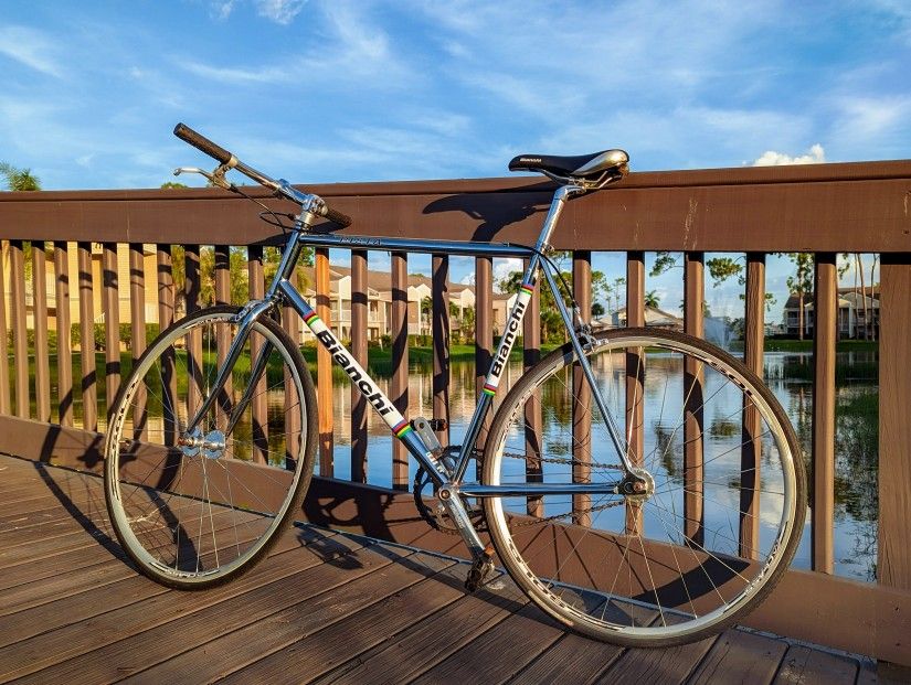 Bianchi Pista Fixed Gear Bike