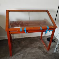 $375 Catamaran style Antique Looking Wood Desk 