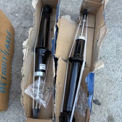 Front Driver Passenger Bare Strut And Shock Absorber
