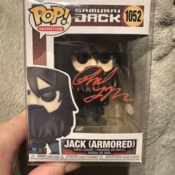 Funko Signed Samurai Jack In Armor