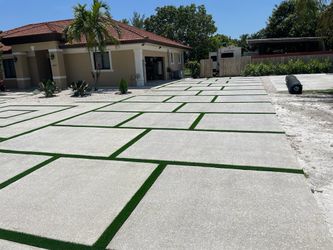 Seashells And Artificial Grass