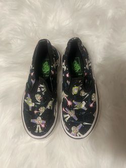 Kids Disney buzz lightyear slip on vans size 12