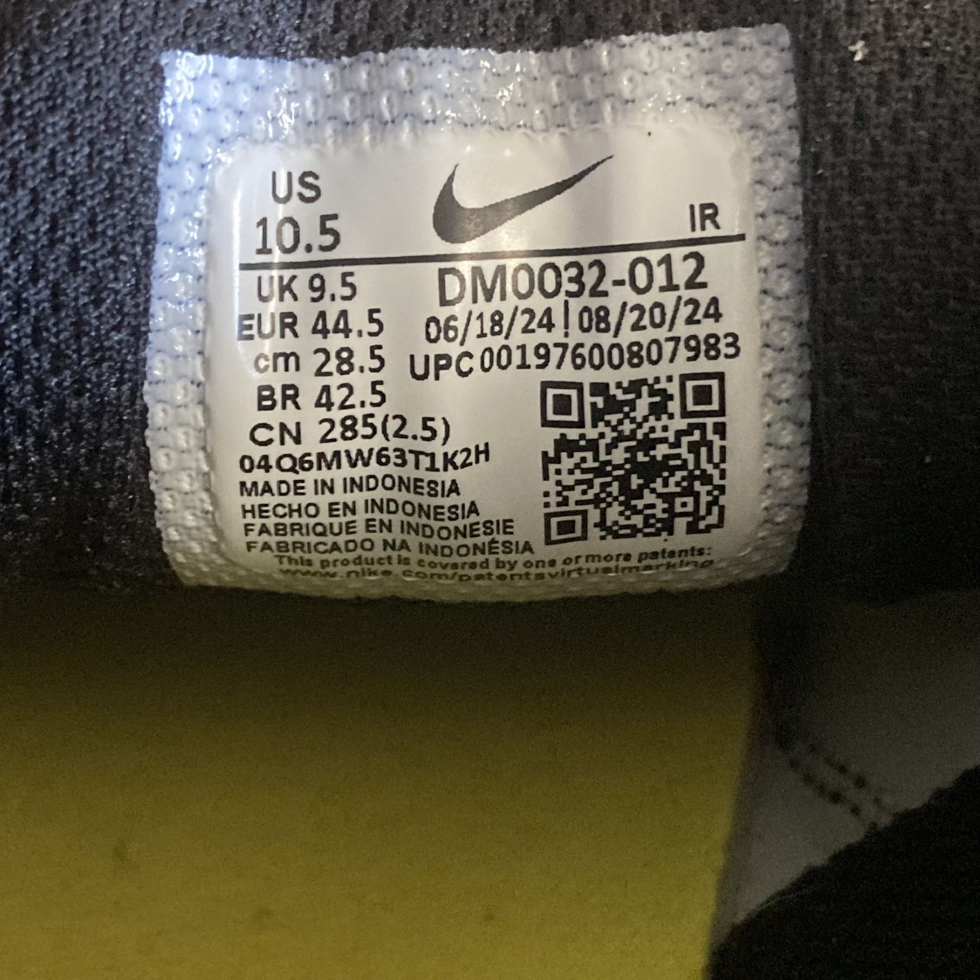 NEW! Nike Air Max Plus in Wolf Grey/Opti/Yellow (10.5)