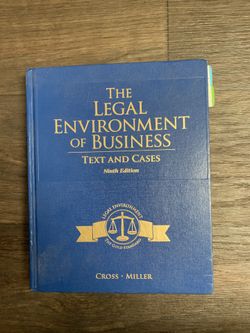 Book the legal environment of business