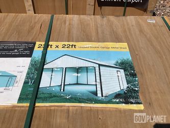 Metal Shed Garage 23x22 New