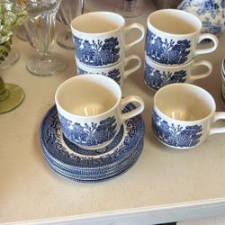 Six Coffee Cups Set