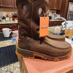 Twisted X Men’s 11″ Nano Composite Safety Toe Pull-On Work Boot with MetGuard