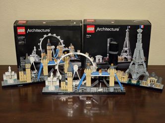 LEGO Architecture Skylines 2 x London (21034) & 1 x Paris (21044)