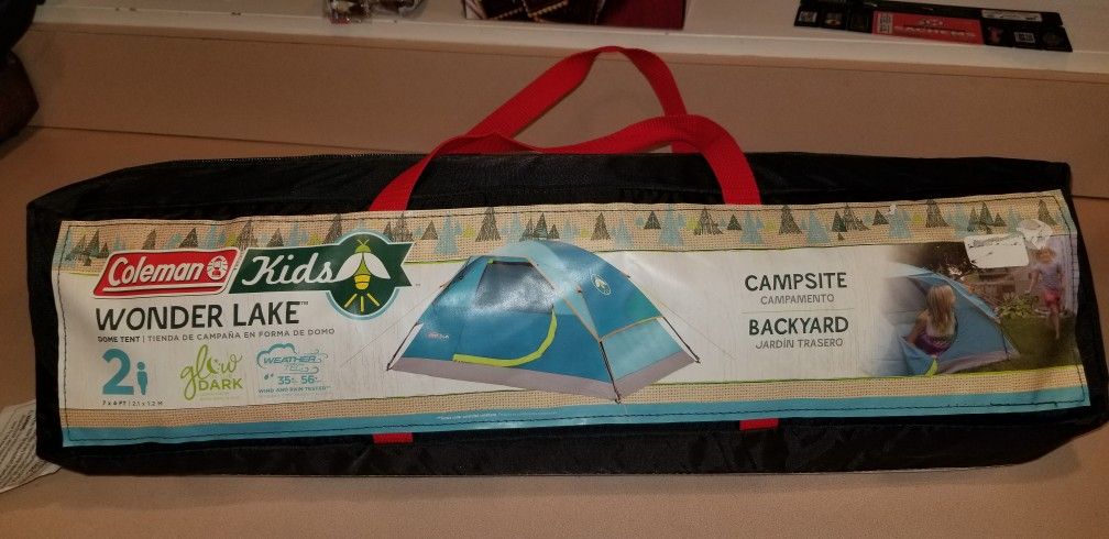 COLEMAN KIDS WONDERLAKE DOME TENT. PICK UP MIDDLEBORO ONLY FINAL SALE