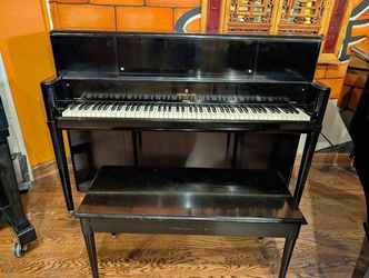 Steinway & Son’s Upright Piano - Art Deco Style - Gorgeous Tone